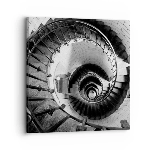Canvastavla - Bild på duk - Högre och högre - 30x30 cm