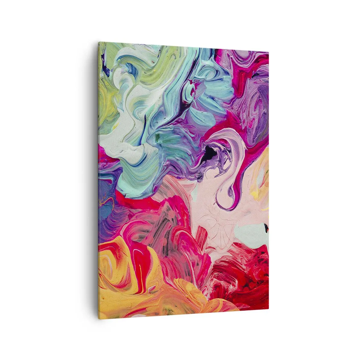 Canvastavla - Bild på duk - Färgerna föds - 70x100 cm