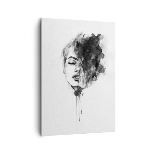 Canvastavla - Bild på duk - Vad flickan drömmer om - 50x70 cm
