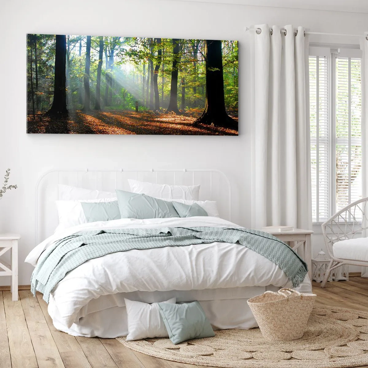 Canvastavla - Bild på duk - Sken-och skuggspel - 120x50 cm