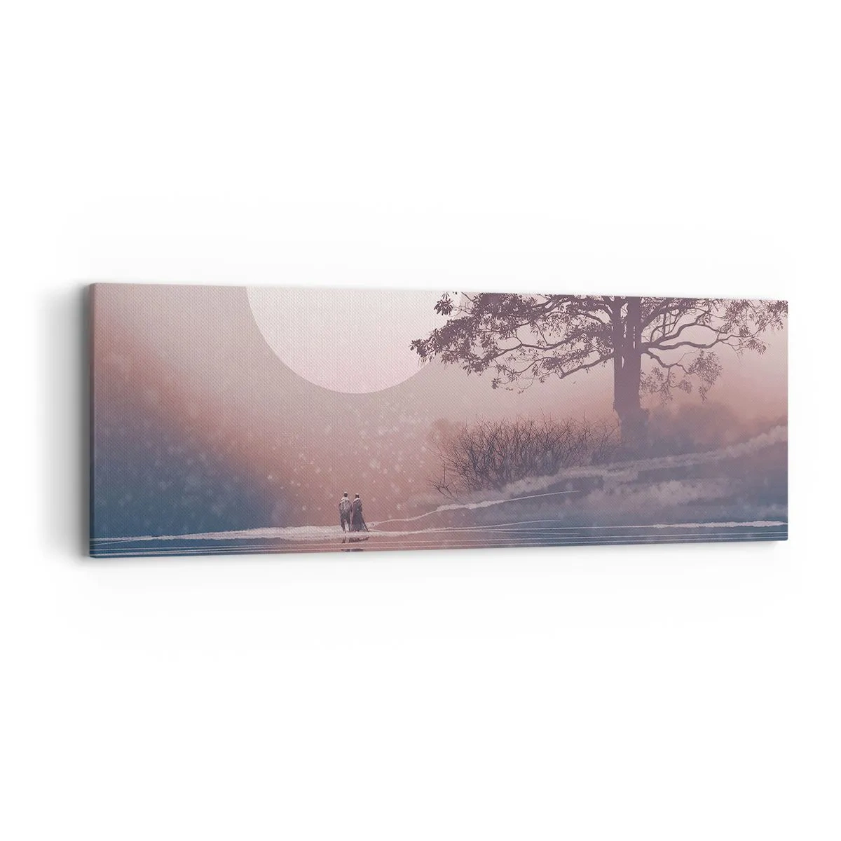 Canvastavla - Bild på duk - Nattens under - 90x30 cm