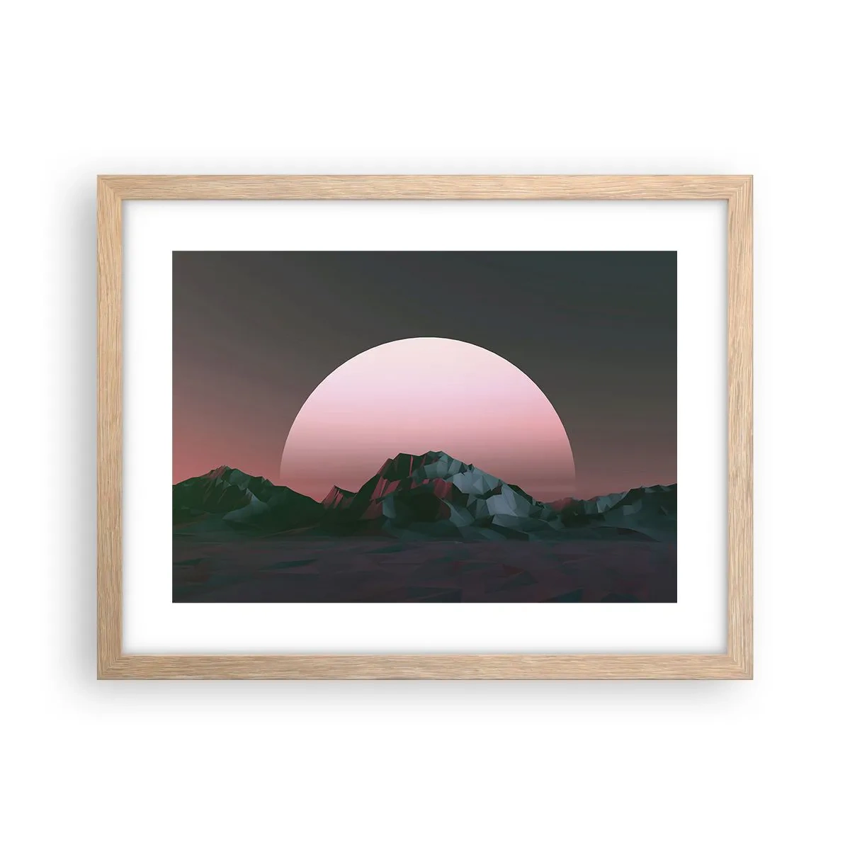 Affisch i ram av ljusek - I den granliggande galaxen - 40x30 cm