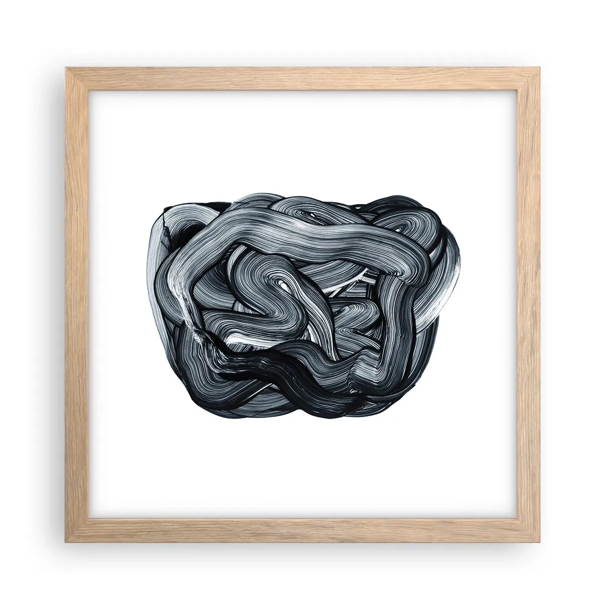 Affisch i ram av ljusek - Det är inte så enkelt - 30x30 cm