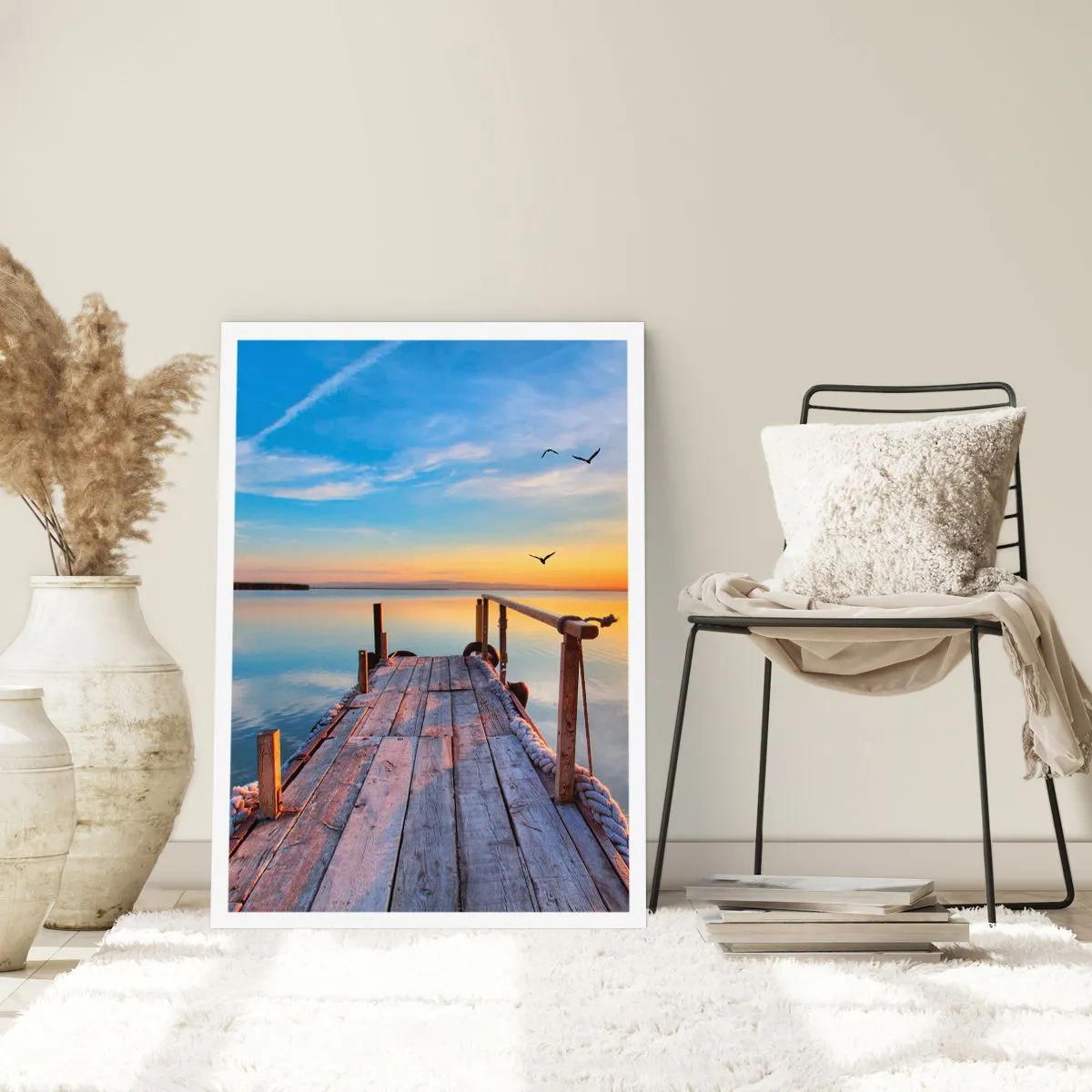 Affisch - Gå mot solen - 40x50 cm