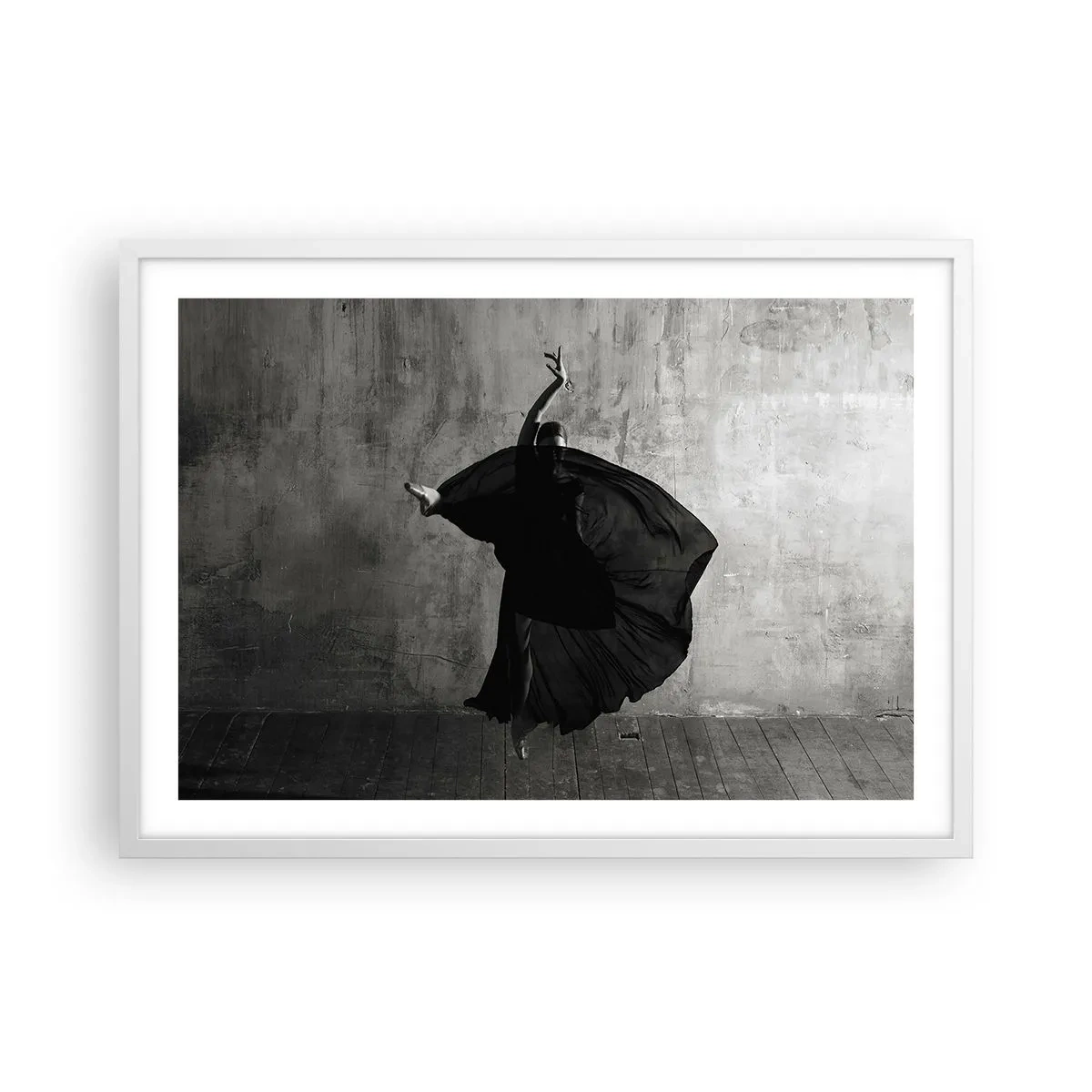 Affisch i vit ram - Full av passion - 70x50 cm