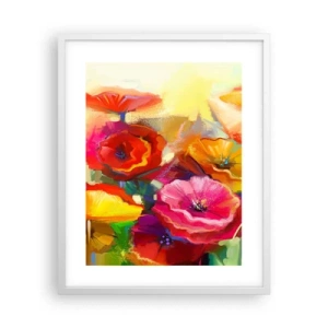 Affisch i vit ram - Inte bara rött - 40x50 cm