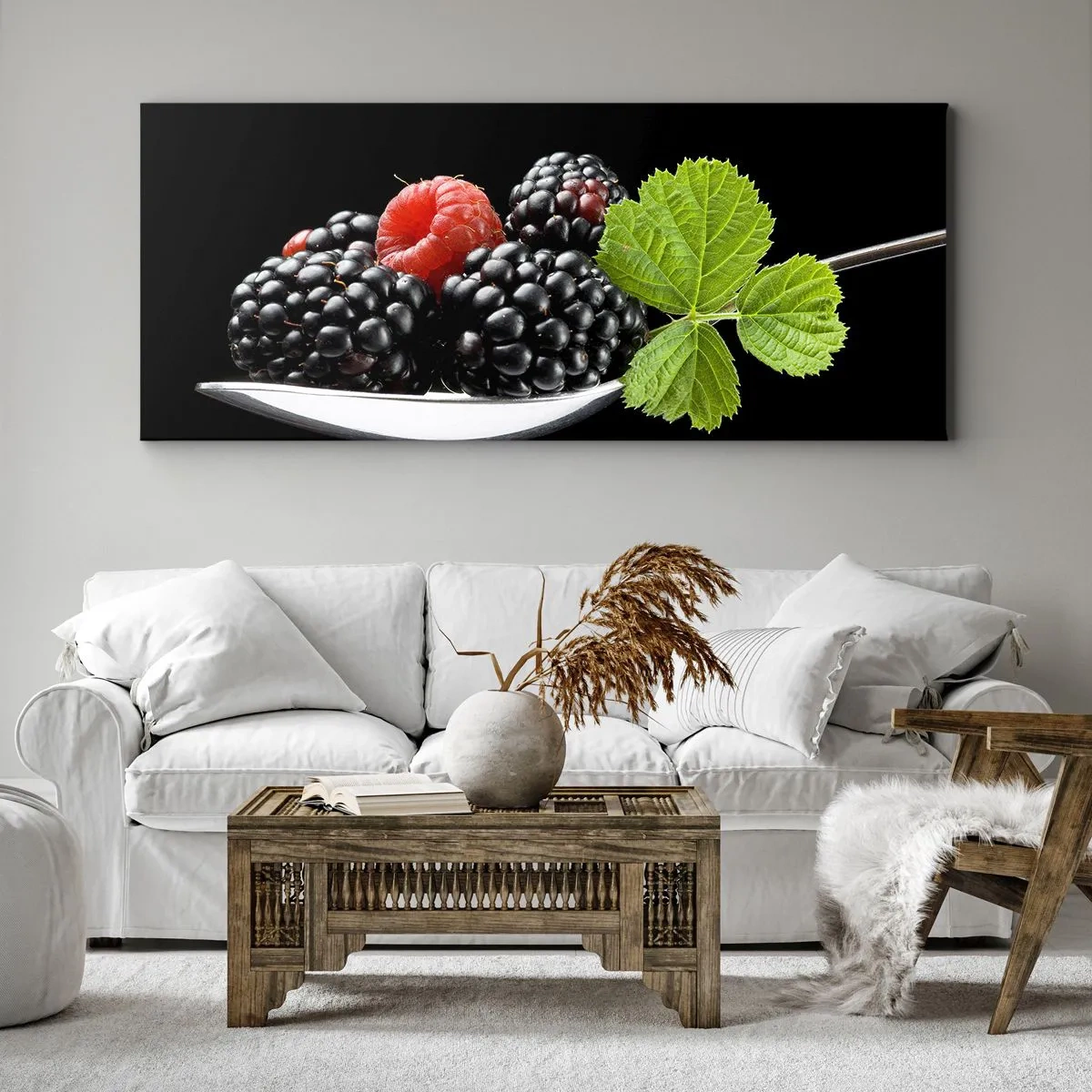 Canvastavla - Bild på duk - Fräschhetens smak - 140x50 cm