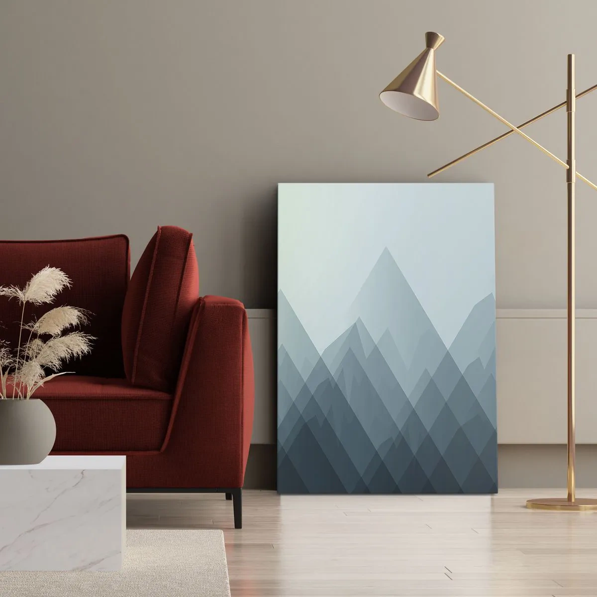 Canvastavla - Bild på duk - Stor, större, störst - 50x70 cm