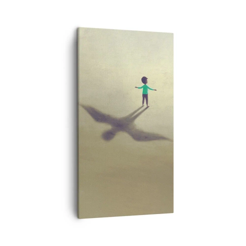 Canvastavla - Bild på duk - Framtidens hjälte - 45x80 cm