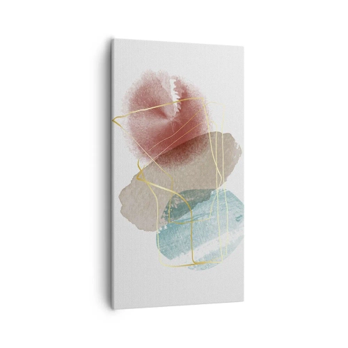 Canvastavla - Bild på duk - Rummets pärlor - 55x100 cm