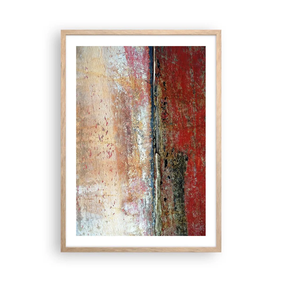Affisch i ram av ljusek - Kanske är det havet - 50x70 cm