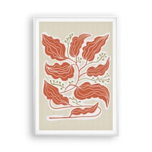 Affisch i vit ram - Folkligt och naturligt - 70x100 cm