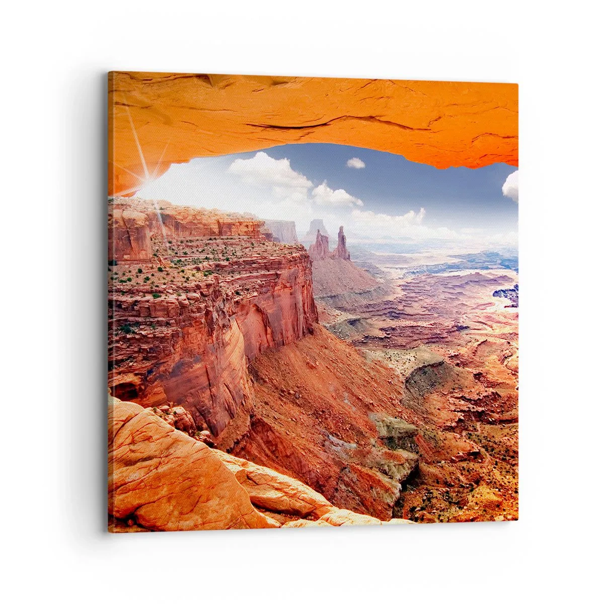 Canvastavla - Bild på duk - Skapat av naturen - 70x70 cm