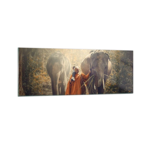 Glastavla - Bild på glas - Full förståelse - 140x50 cm