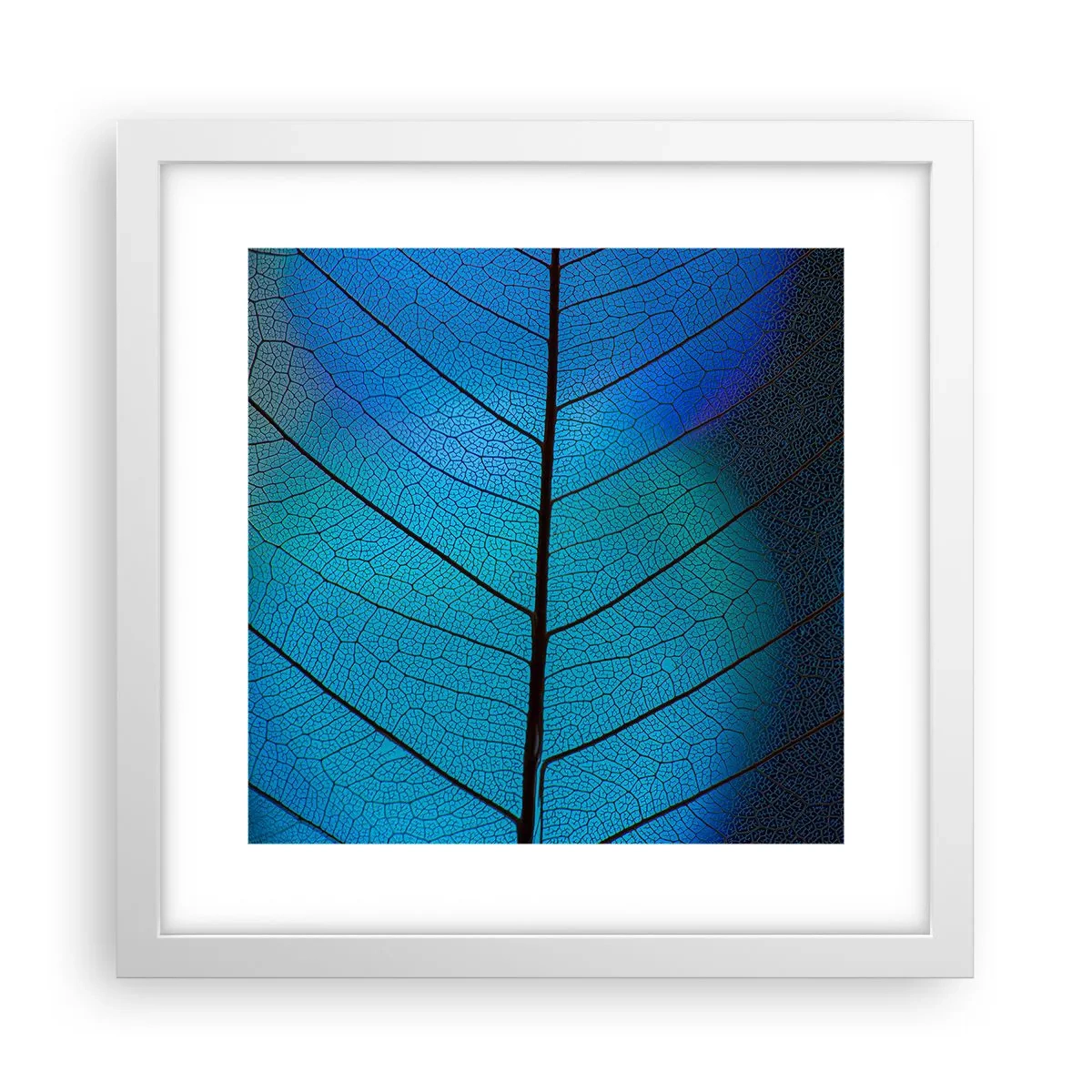 Affisch i vit ram - Invecklad konstruktion - 30x30 cm