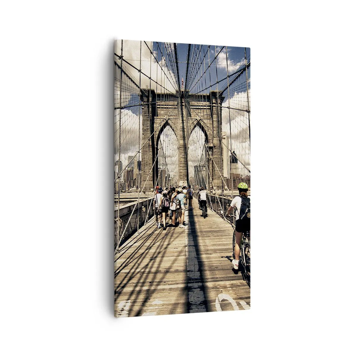 Canvastavla - Bild på duk - Direkt till stadens kärna - 55x100 cm