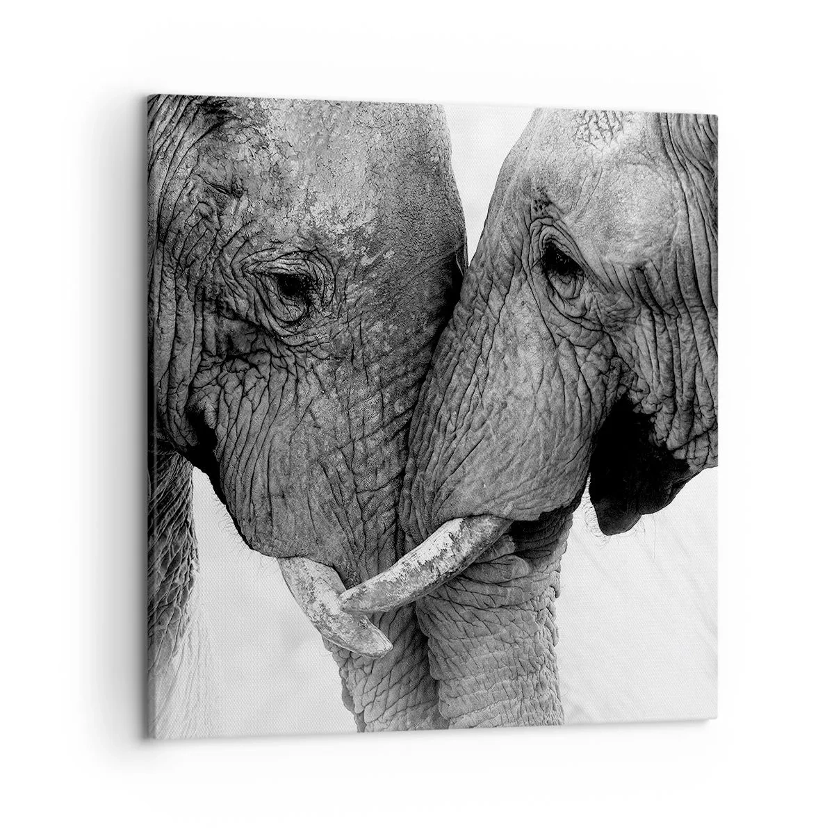 Canvastavla - Bild på duk - Hjärtlig bekännelse - 50x50 cm