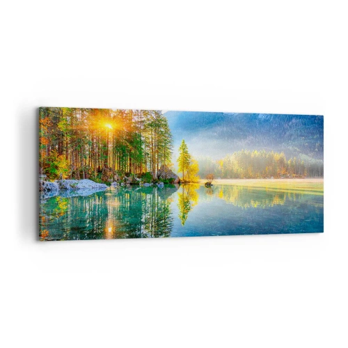 Canvastavla - Bild på duk - Majestät och sötma - 100x40 cm