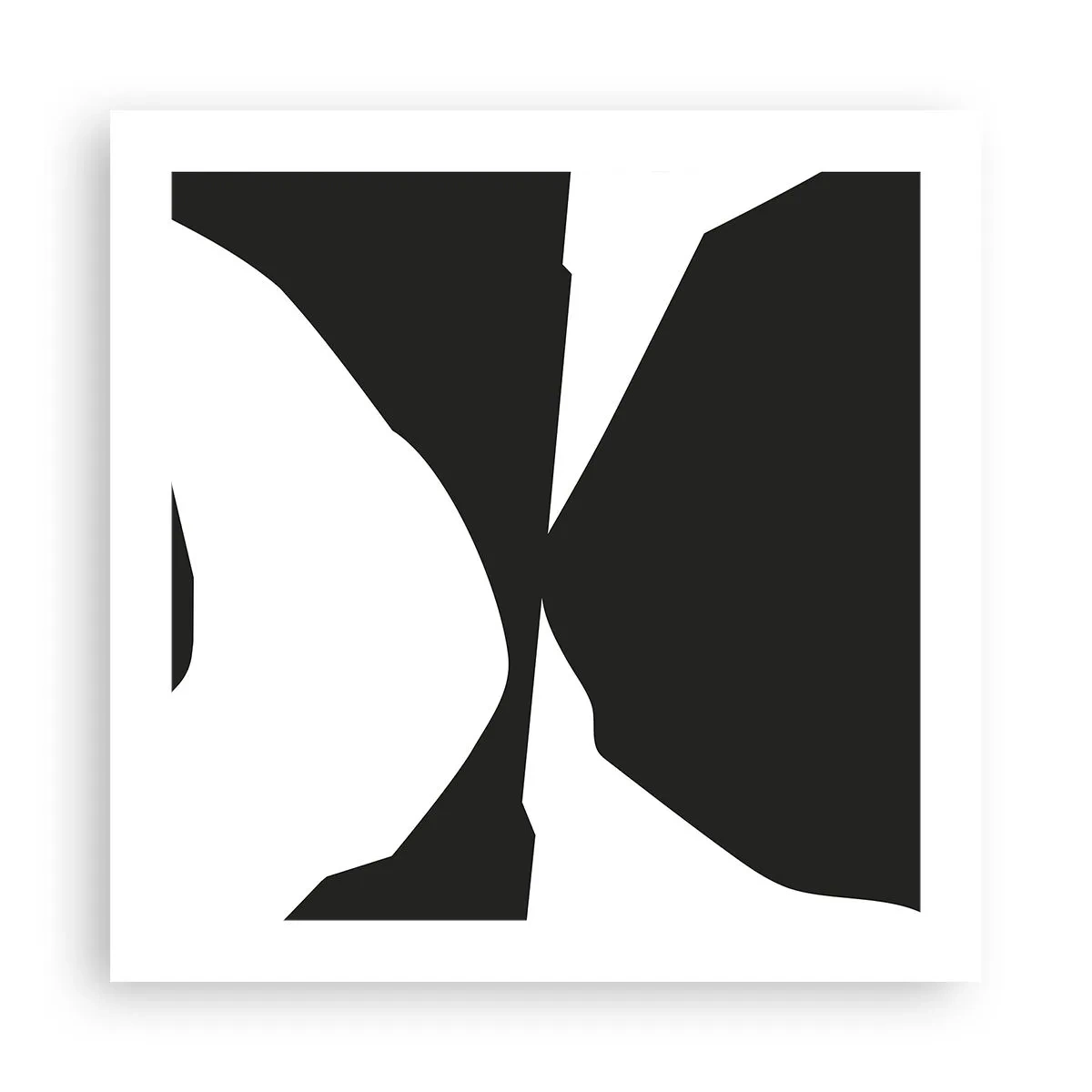 Affisch - Positiv-negativ - 50x50 cm