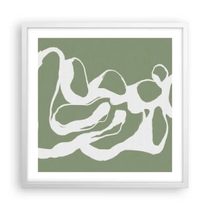 Affisch i vit ram - Rymdens kallelse - 50x50 cm