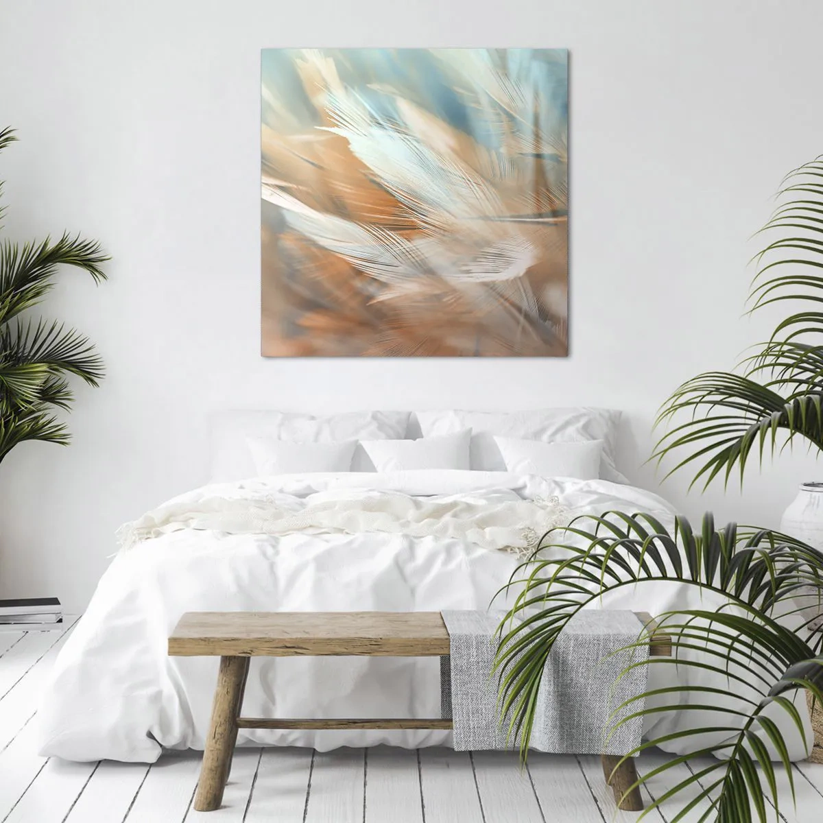 Canvastavla - Bild på duk - I mildhetens land - 40x40 cm