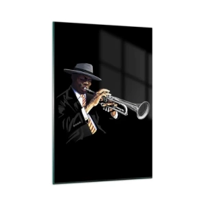 Glastavla - Bild på glas - Gamla skolans charm - 80x120 cm