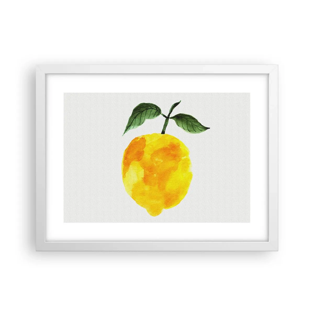 Affisch i vit ram - Hur man känner smaken av solen - 40x30 cm