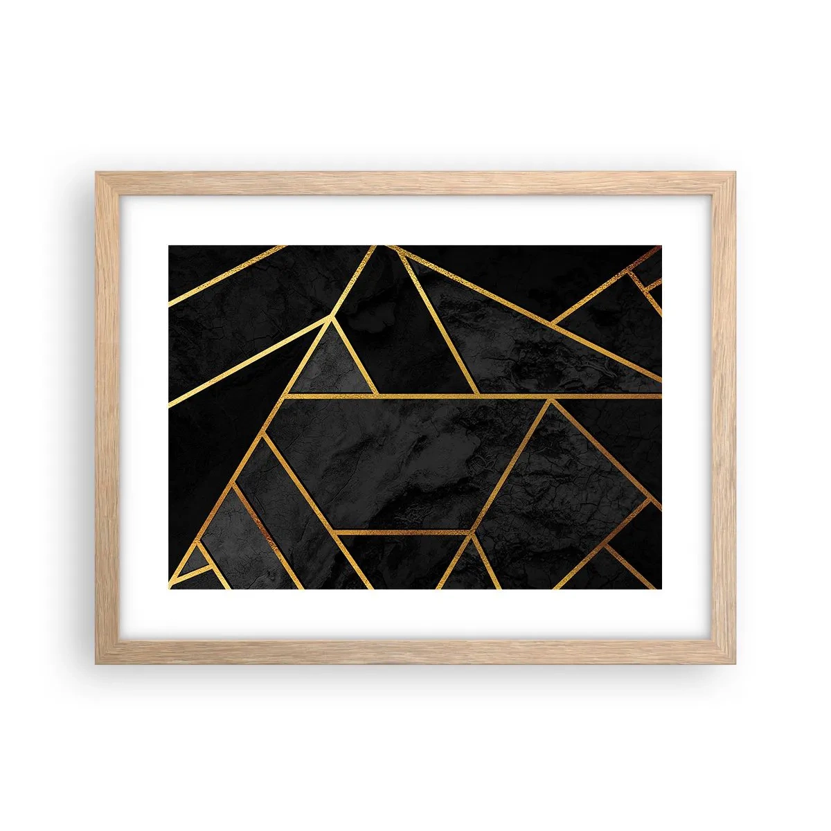 Affisch i ram av ljusek - Mörker och sken - 40x30 cm