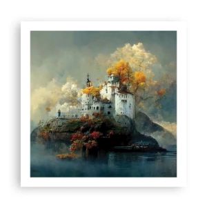 Affisch - Början på en romantisk historia - 60x60 cm