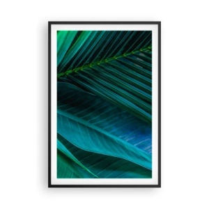 Affisch i svart ram - Grönskans anatomi - 61x91 cm