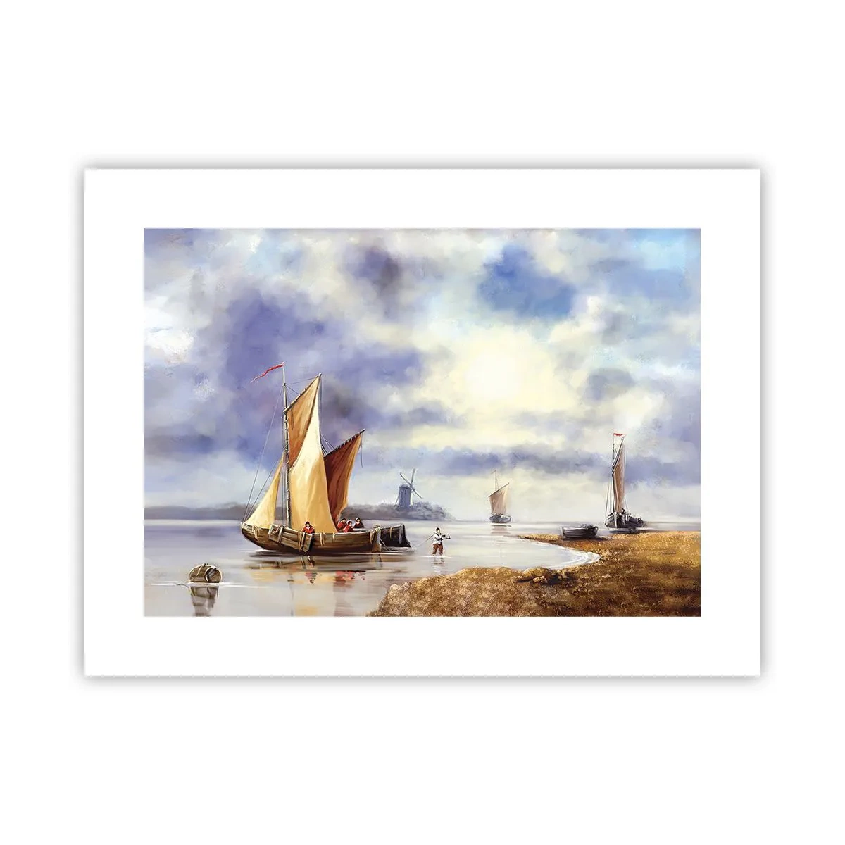 Affisch - Seglarnas hemkomst - 40x30 cm