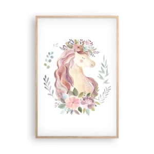 Affisch i ram av ljusek - En inbjudan till sagornas värld - 61x91 cm