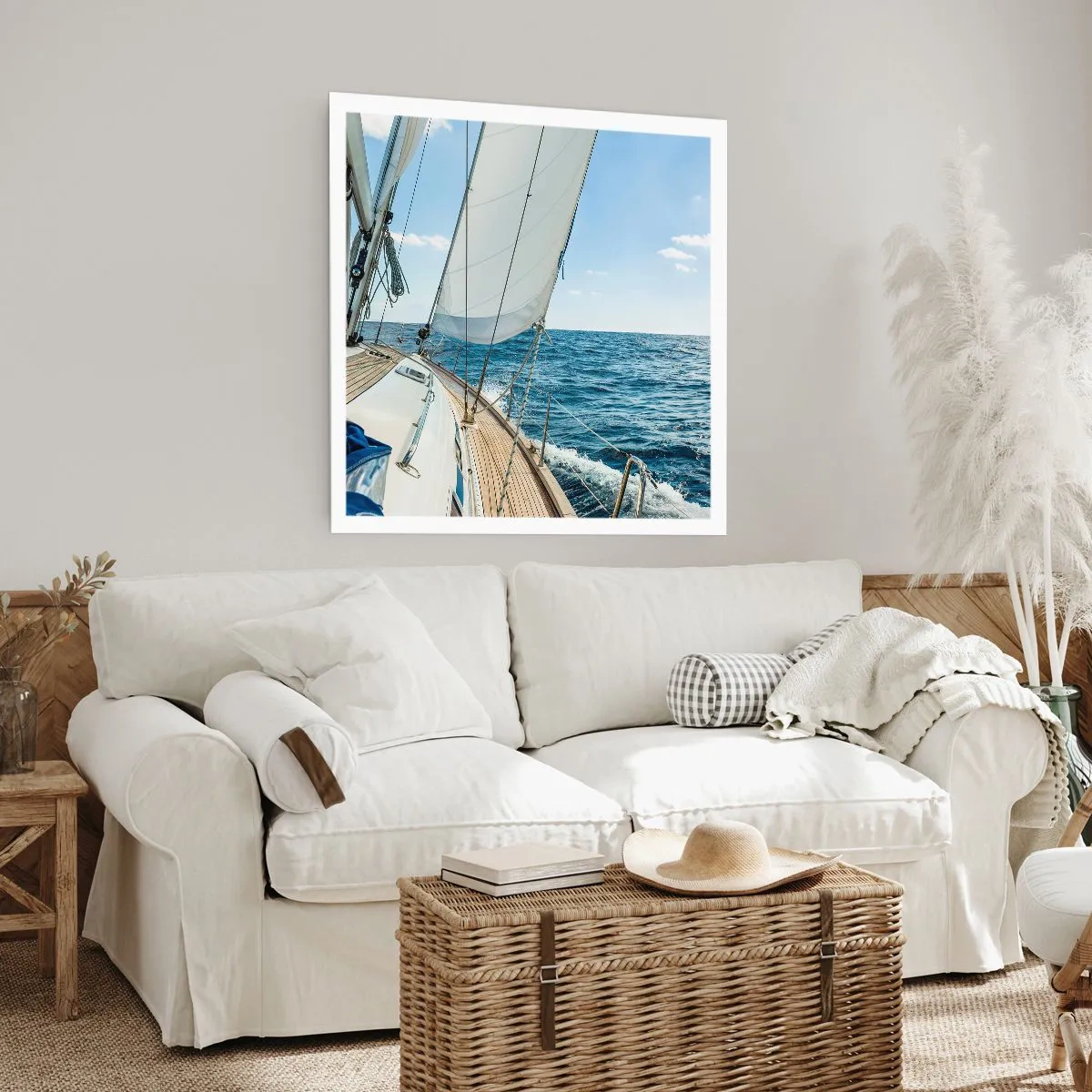 Affisch - Heja äventyret - 40x40 cm