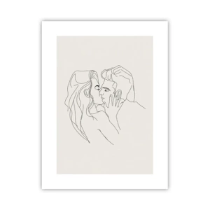 Affisch - I kärlekens famn - 30x40 cm