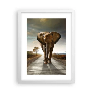 Affisch i vit ram - Inte alls i en porslinsbutik - 30x40 cm