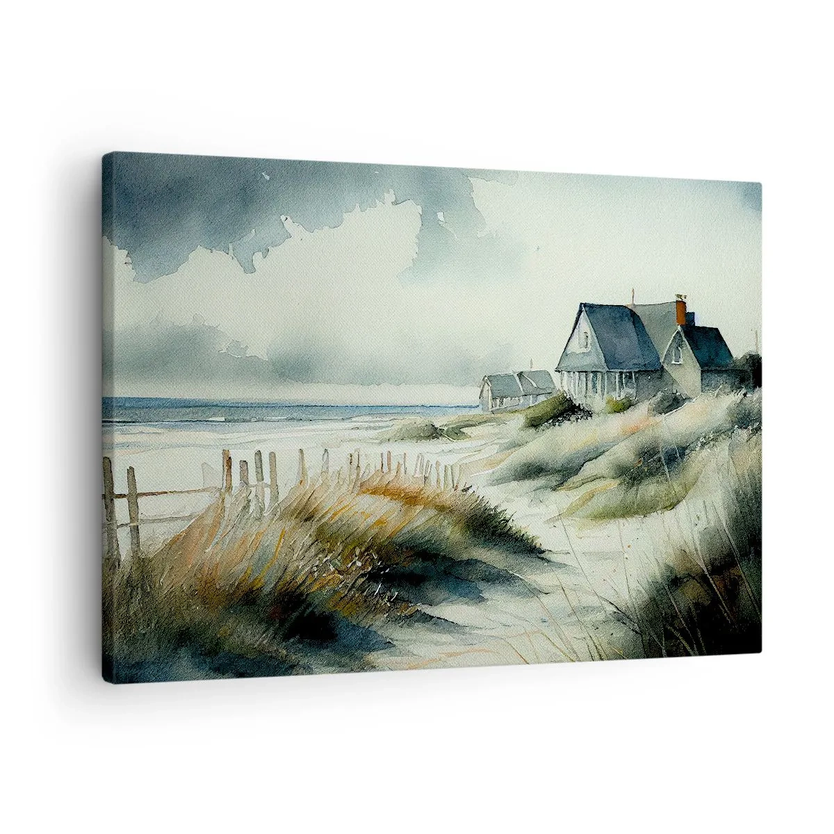 Canvastavla - Bild på duk - Borta från liv och rörelse - 70x50 cm