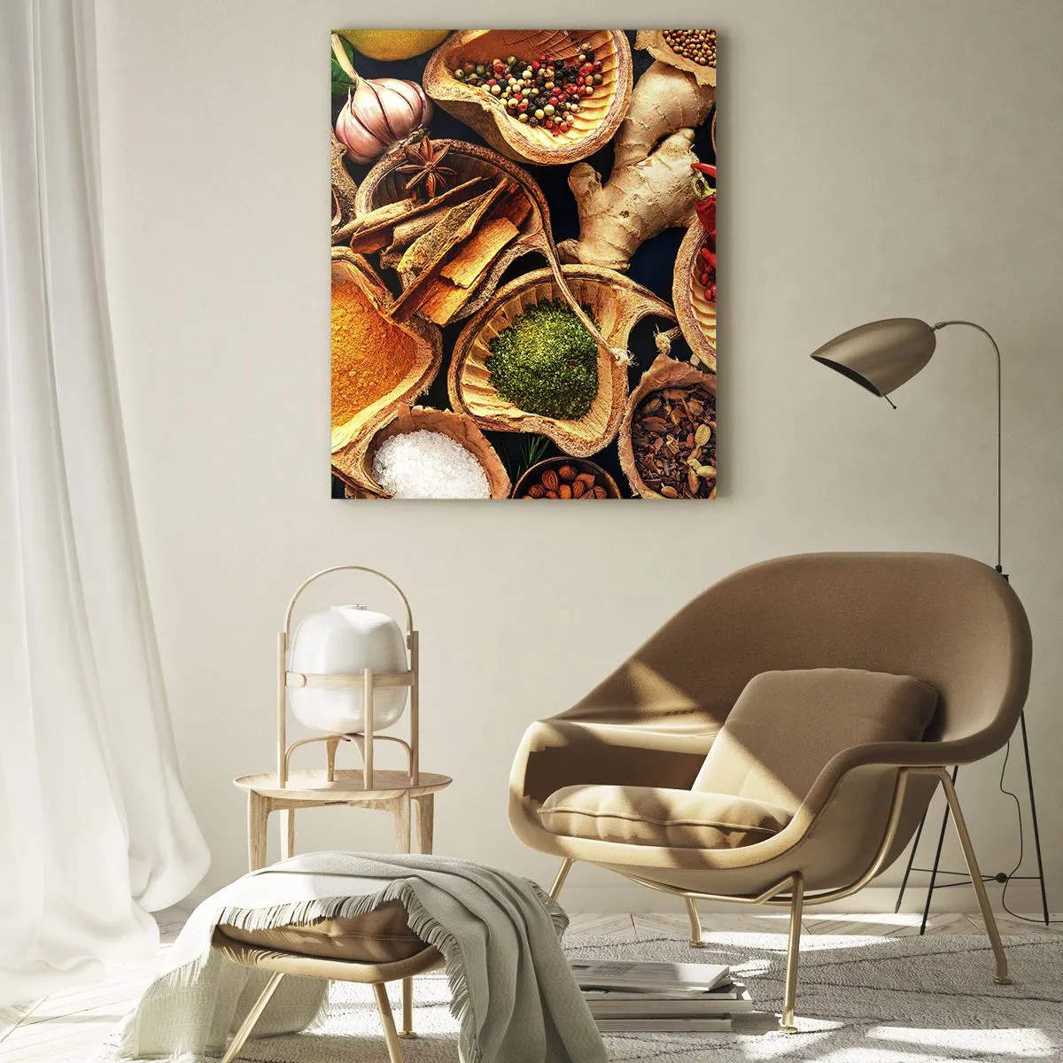 Glastavla - Bild på glas - Ta vad du vill - 50x70 cm