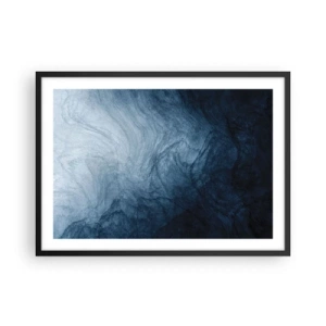 Affisch i svart ram - Nå djupt in - 70x50 cm
