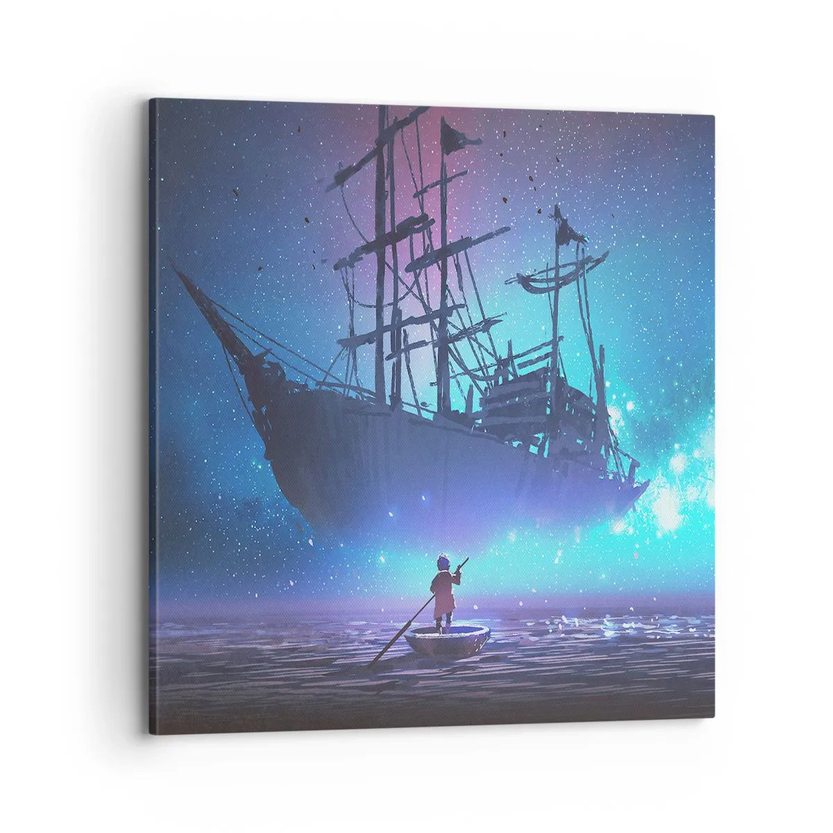 Canvastavla - Bild på duk - Möte med havets myt - 70x70 cm