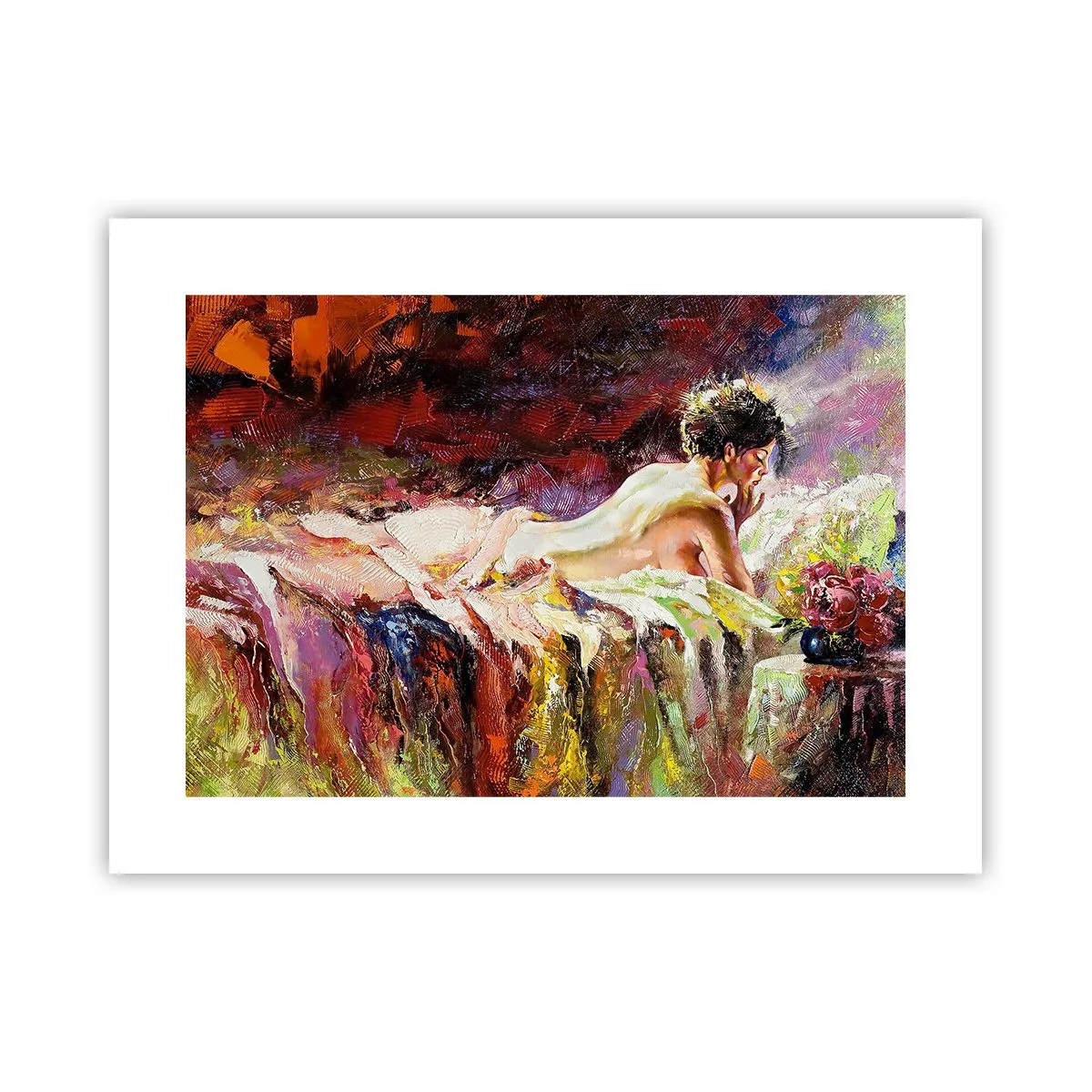 Affisch - Venus försänkt i sina tankar - 40x30 cm