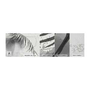 Fototapet Prov Standard Eco - Den subtila exotismen i naturen - Minimalism, Botanisk, Blad - 100x30 cm