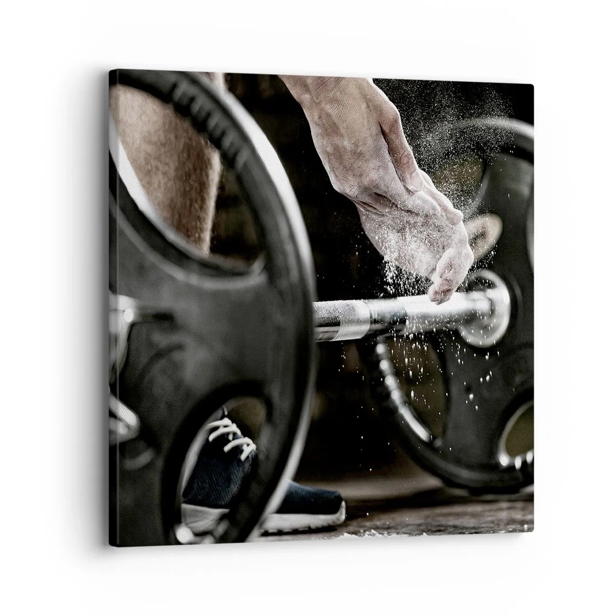 Canvastavla - Bild på duk - Utmaningen accepterad! - 30x30 cm