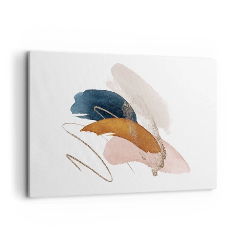 Canvastavla - Bild på duk - Bevingad komposition - 120x80 cm