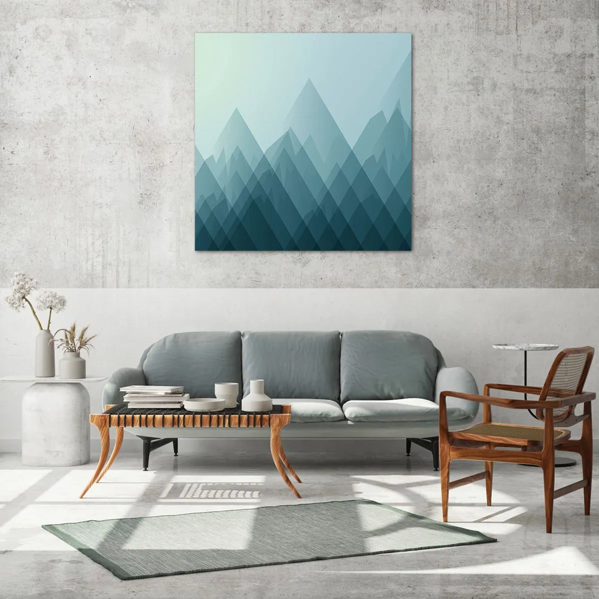 Glastavla - Bild på glas - Stor, större, störst - 40x40 cm