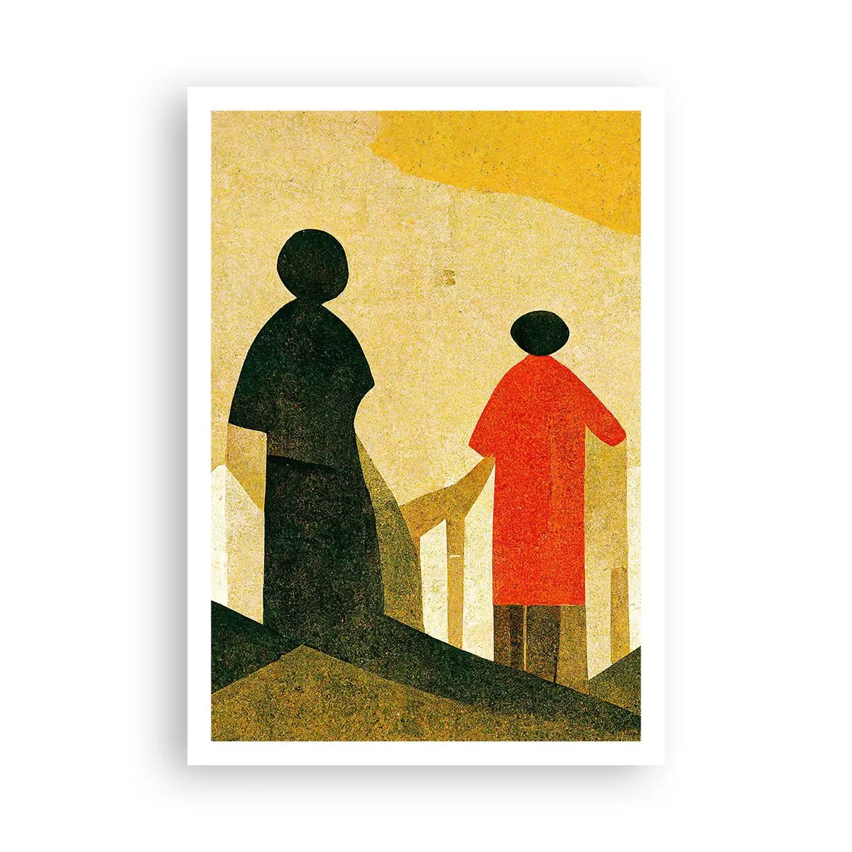 Affisch - Det är fortfarande långt kvar - 70x100 cm