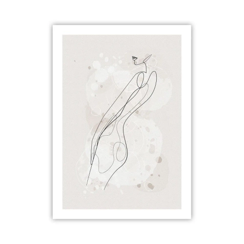 Affisch - Blicken går vilse - 50x70 cm