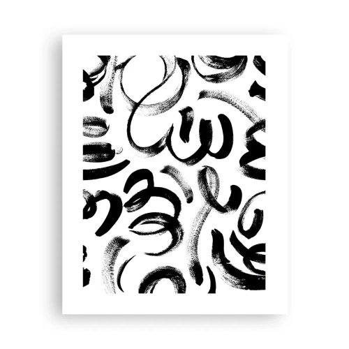 Affisch - Svart på vitt - 40x50 cm