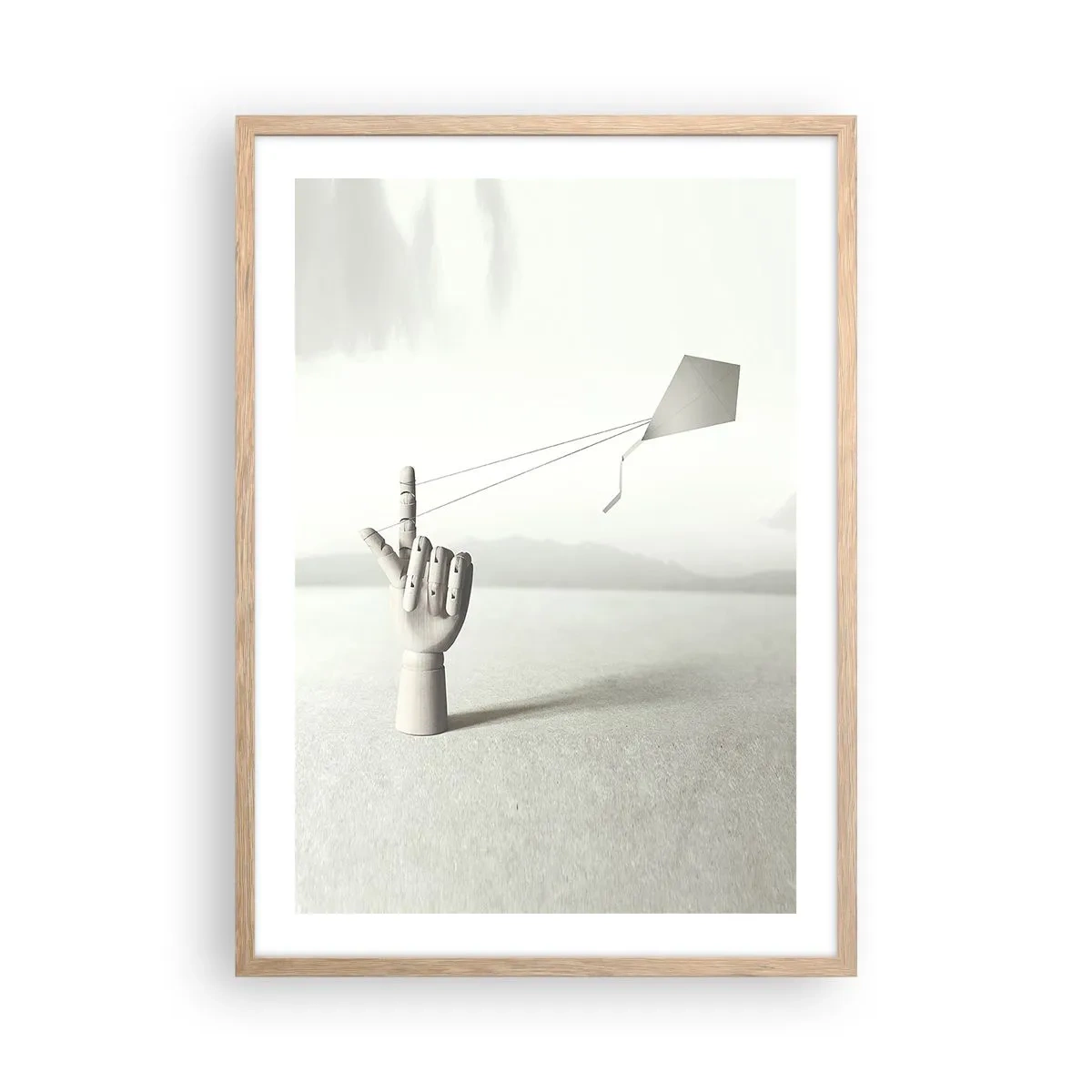 Affisch i ram av ljusek - Test av styrka - 50x70 cm