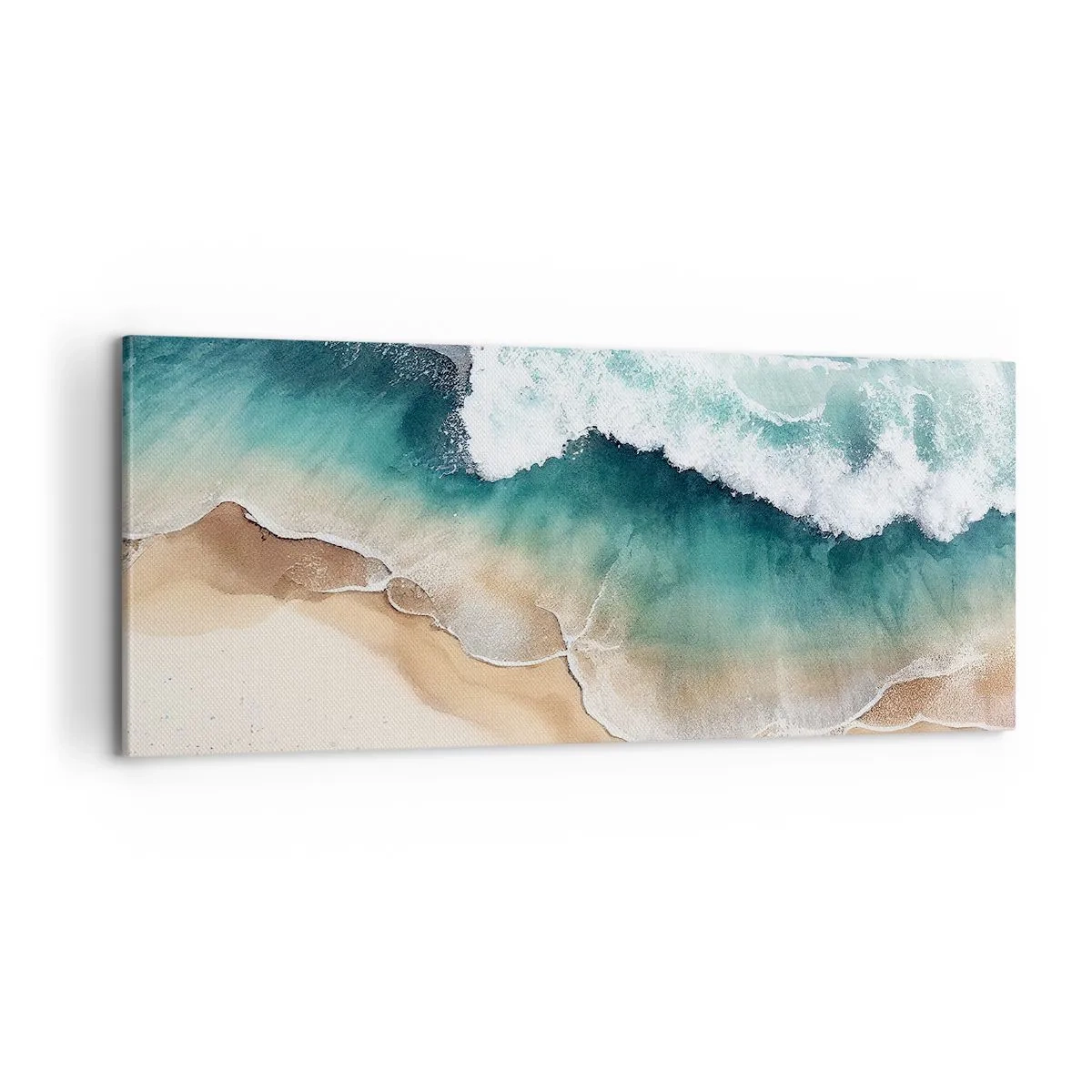 Canvastavla - Bild på duk - Ett evigt möte - 100x40 cm