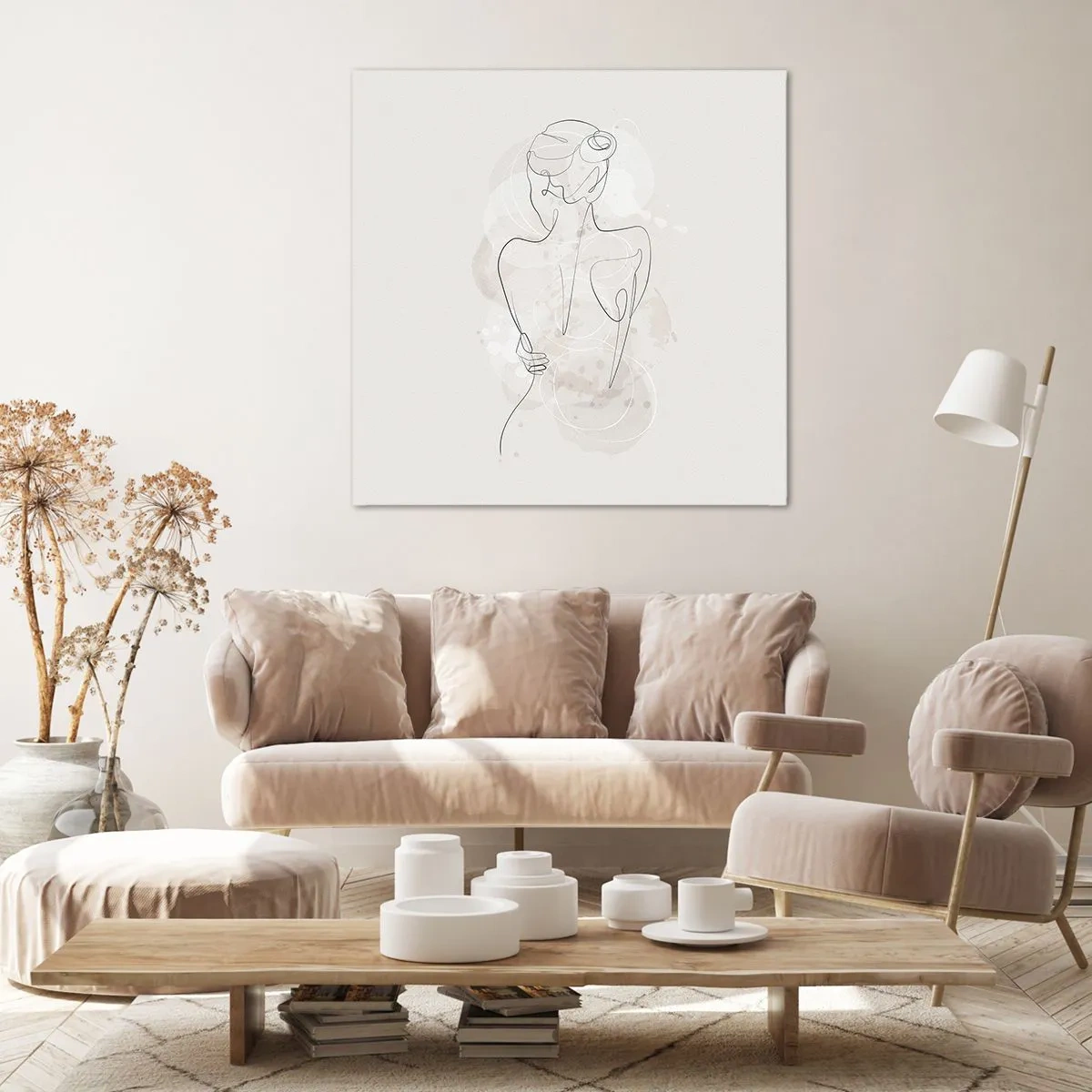 Canvastavla - Bild på duk - Som ett känsligt instrument - 60x60 cm